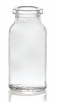 15 ml injectieflacon, helder, type 3 geblazen glas